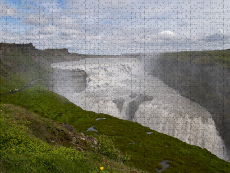 Gullfoss - CALVENDO Foto-Puzzle - calvendoverlag 29.99