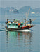 Fischerboot in der Ha Long Bucht, Vietnam - CALVENDO Foto-Puzzle - calvendoverlag 29.99