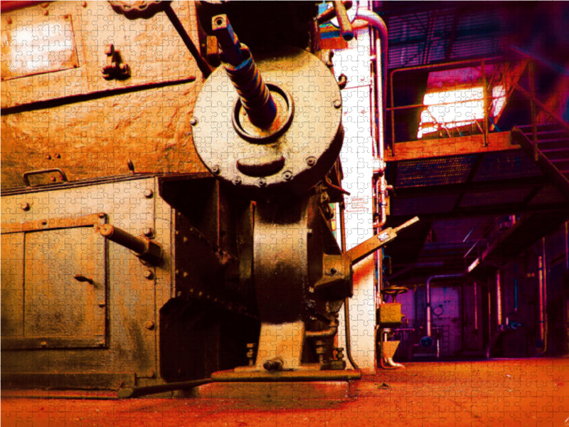 AUSSER BETRIEB - Industriekultur mit PopArt-Einflüssen - CALVENDO Foto-Puzzle - calvendoverlag 39.99