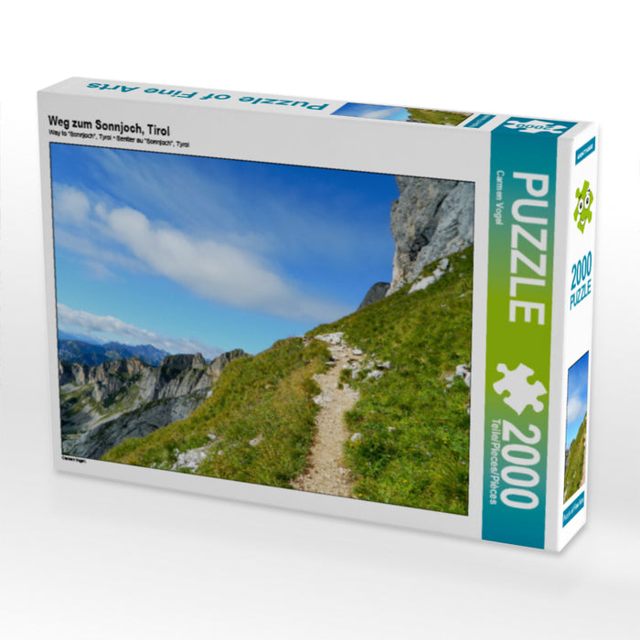 Weg zum Sonnjoch, Tirol - CALVENDO Foto-Puzzle - calvendoverlag 39.99