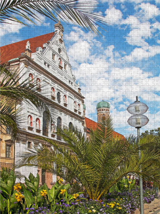 St. Michaelskirche in der Münchner Altstadt - CALVENDO Foto-Puzzle