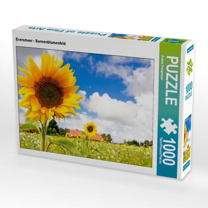 Eversmeer - Sonnenblumenfeld - CALVENDO Foto-Puzzle - calvendoverlag 29.99