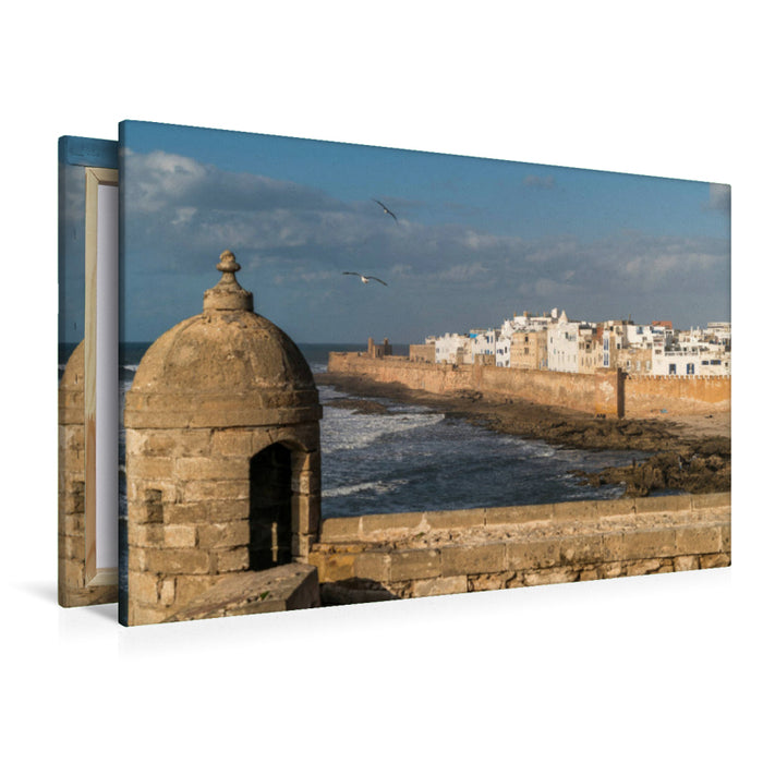Premium Textil-Leinwand Premium Textil-Leinwand 120 cm x 80 cm quer Ein Motiv aus dem Kalender Marokko - Essaouira