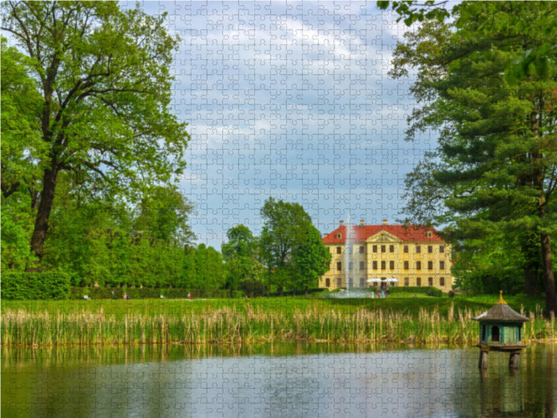 Am Flaschenteich mit Blick zum Palais - CALVENDO Foto-Puzzle - calvendoverlag 39.99