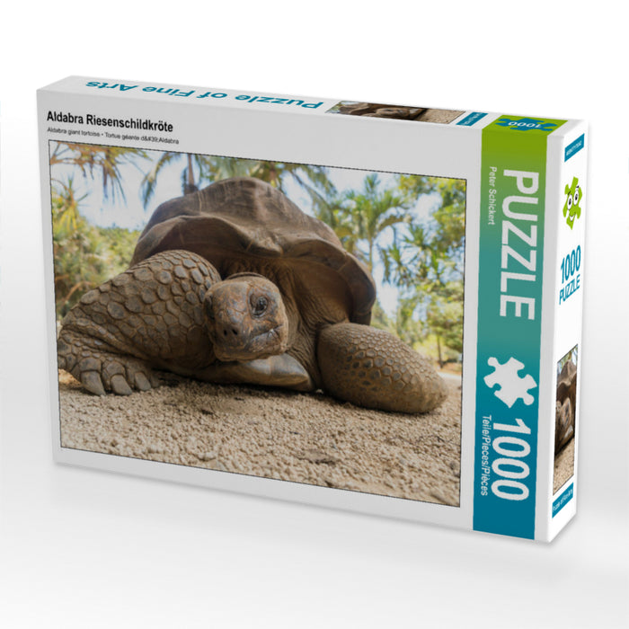 Tortue géante d'Aldabra - Puzzle photo CALVENDO 