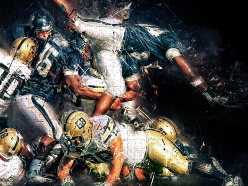 American Football - so cool - CALVENDO Foto-Puzzle - calvendoverlag 39.99