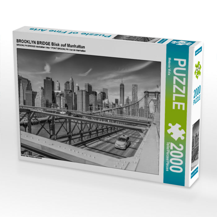 BROOKLYN BRIDGE Blick auf Manhattan - CALVENDO Foto-Puzzle - calvendoverlag 29.99