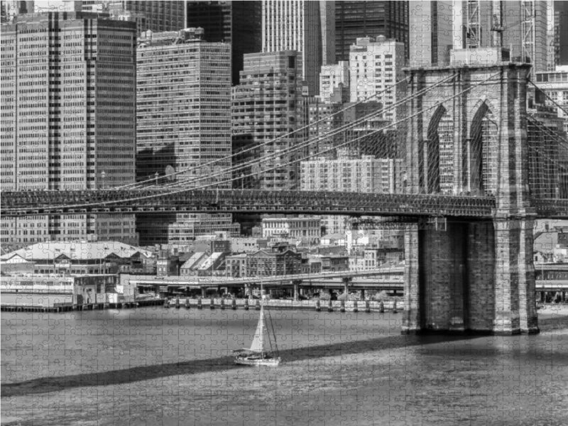 NEW YORK CITY Brooklyn Bridge & Manhattan Skyline - CALVENDO Foto-Puzzle - calvendoverlag 29.99