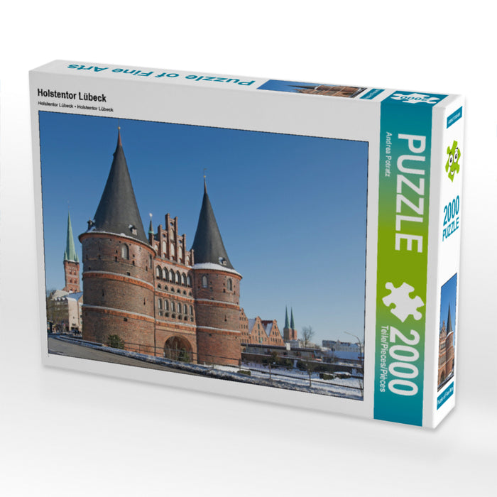 Holstentor Lübeck - CALVENDO Foto-Puzzle - calvendoverlag 39.99
