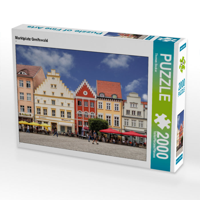 Marktplatz Greifswald - CALVENDO Foto-Puzzle - calvendoverlag 29.99
