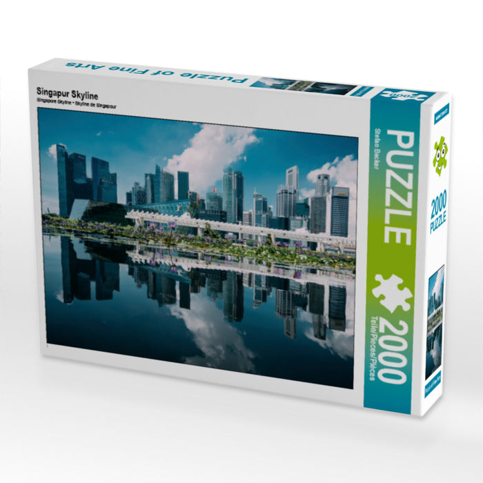 Singapur Skyline - CALVENDO Foto-Puzzle - calvendoverlag 39.99