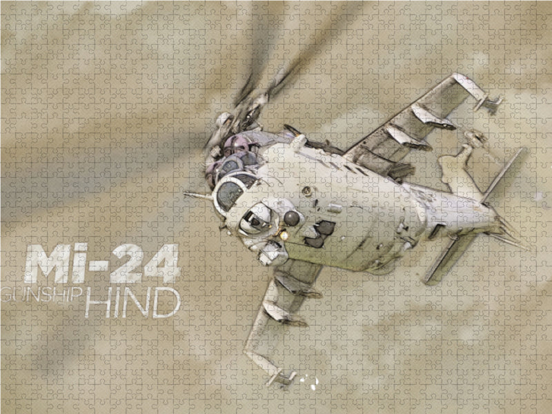 Mi-24 - CALVENDO Foto-Puzzle - calvendoverlag 39.99