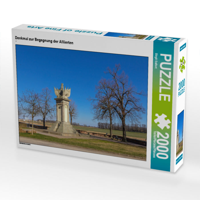 Denkmal zur Begegnung der Alliierten - CALVENDO Foto-Puzzle - calvendoverlag 45.99