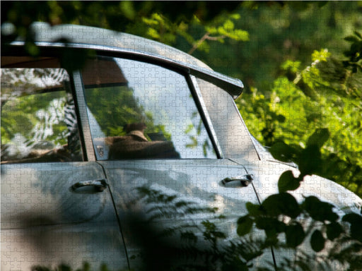 Romantisches Ambiente mit Citroën DS - CALVENDO Foto-Puzzle - calvendoverlag 29.99