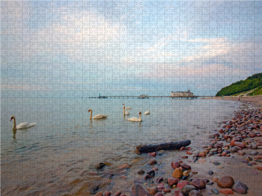 Seebrücke Seelin - CALVENDO Foto-Puzzle - calvendoverlag 39.99