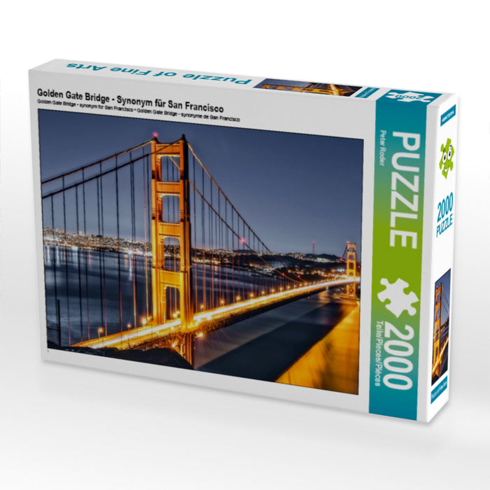 Golden Gate Bridge - Synonym für San Francisco - CALVENDO Foto-Puzzle - calvendoverlag 39.99