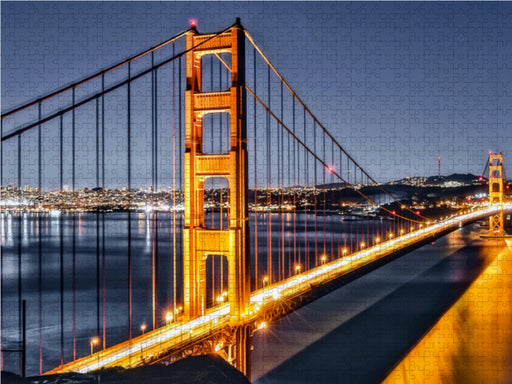 Golden Gate Bridge - Synonym für San Francisco - CALVENDO Foto-Puzzle - calvendoverlag 39.99