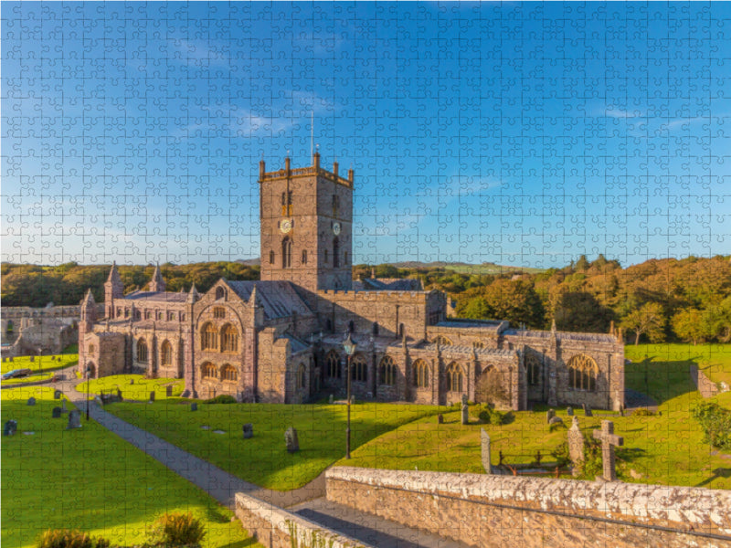 St. David's Cathedral 2000 Teile Puzzle quer - CALVENDO Foto-Puzzle'