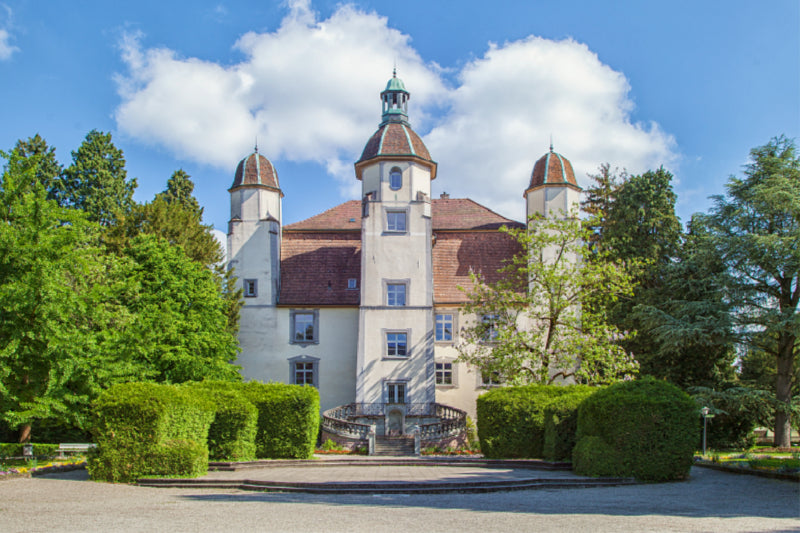 Toile textile haut de gamme Toile textile haut de gamme 120 cm x 80 cm paysage Bad Säckingen avec château de Schönau 