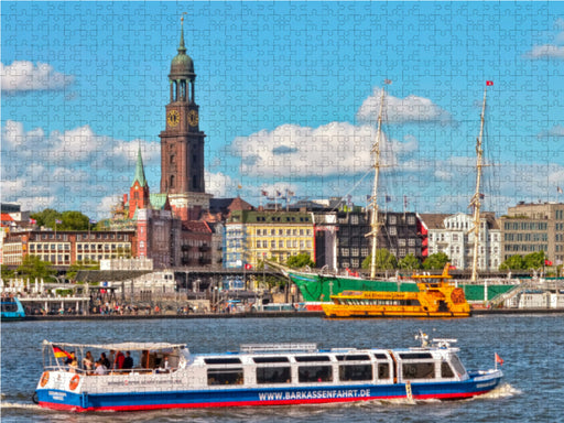 Hamburg Hauptkirche Sankt Michaelis, Hamburger Michel - CALVENDO Foto-Puzzle - calvendoverlag 29.99