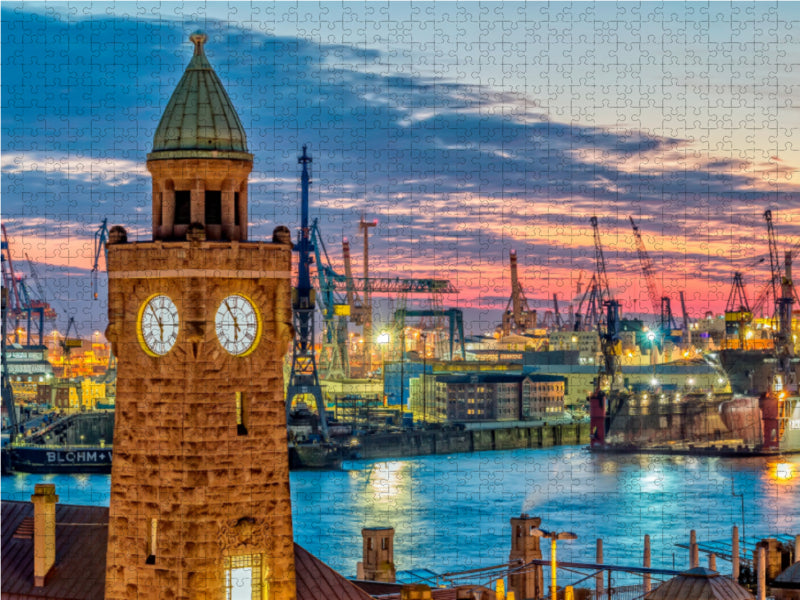 Hamburg Landungsbrücken - CALVENDO Foto-Puzzle - calvendoverlag 29.99