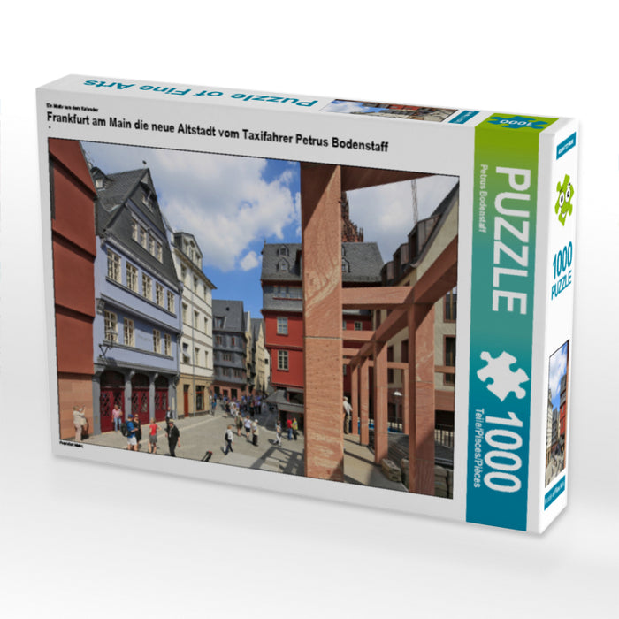 Frankfurt am Main die neue Altstadt vom Taxifahrer Petrus Bodenstaff - CALVENDO Foto-Puzzle - calvendoverlag 29.99