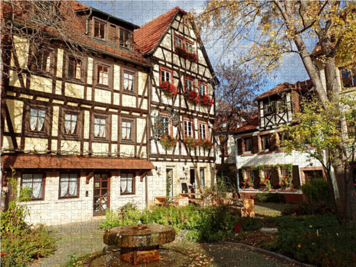 Brunnenanlage in der Zwerchgasse in Neustadt an der Weinstraße - CALVENDO Foto-Puzzle - calvendoverlag 29.99