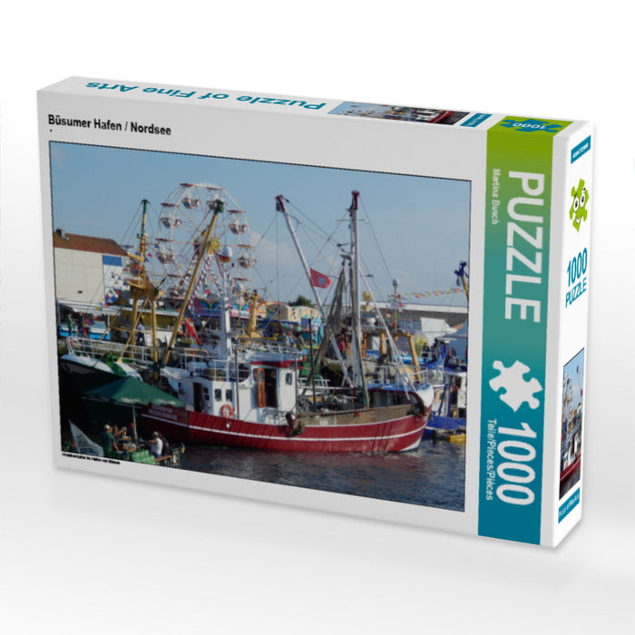 Büsumer Hafen / Nordsee - CALVENDO Foto-Puzzle - calvendoverlag 29.99