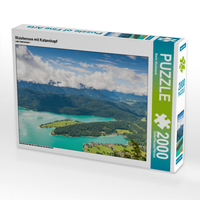 Walchensee mit Katzenkopf - CALVENDO Foto-Puzzle - calvendoverlag 30.99