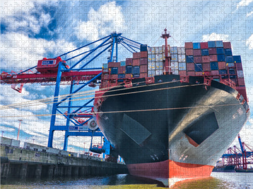 Die Tahima - eines der größten Containerschiffe der Welt - CALVENDO Foto-Puzzle - calvendoverlag 29.99