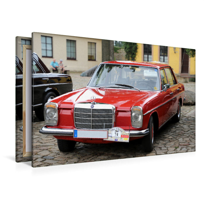 Premium Textil-Leinwand Premium Textil-Leinwand 120 cm x 80 cm quer Mercedes Cabrio, Baujahr 1968