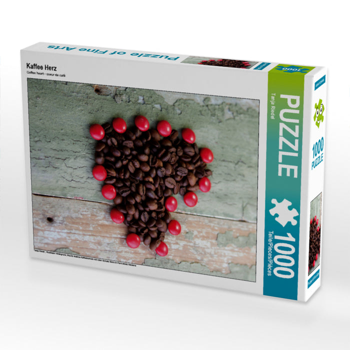 Kaffee Herz - CALVENDO Foto-Puzzle - calvendoverlag 29.99