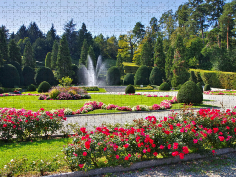Gärten des Palazzo Estense - CALVENDO Foto-Puzzle - calvendoverlag 29.99