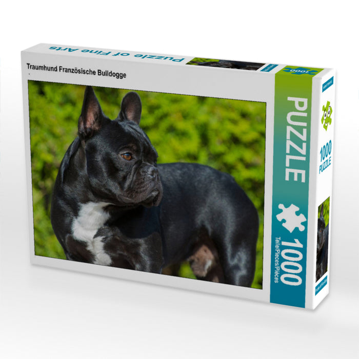 Traumhund Französische Bulldogge - CALVENDO Foto-Puzzle