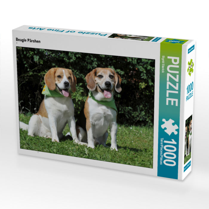 Beagle Pärchen - CALVENDO Foto-Puzzle - calvendoverlag 29.99