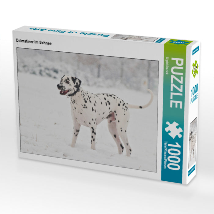 Dalmatiner im Schnee - CALVENDO Foto-Puzzle - calvendoverlag 29.99