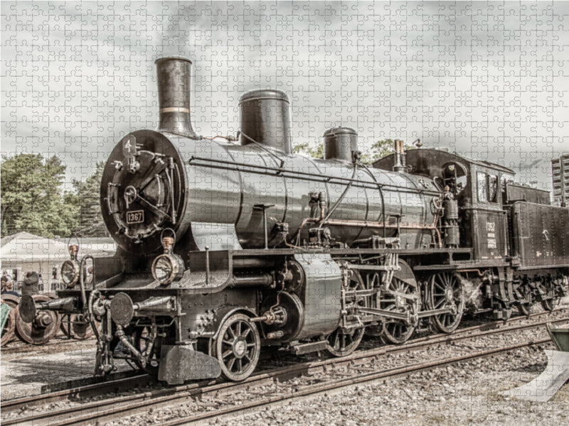 Dampflokomotive 1367 - CALVENDO Foto-Puzzle - calvendoverlag 29.99