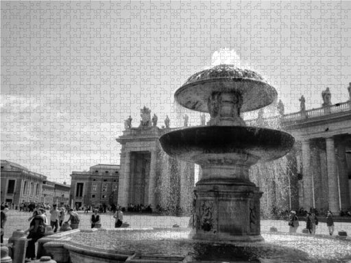 Brunnen auf dem Petersplatz - CALVENDO Foto-Puzzle - calvendoverlag 39.99