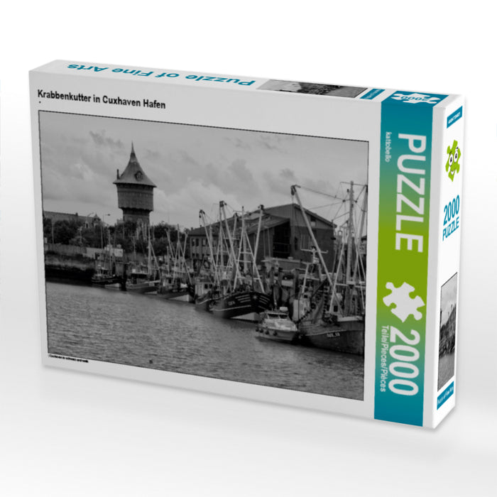 Krabbenkutter in Cuxhaven Hafen - CALVENDO Foto-Puzzle - calvendoverlag 39.99