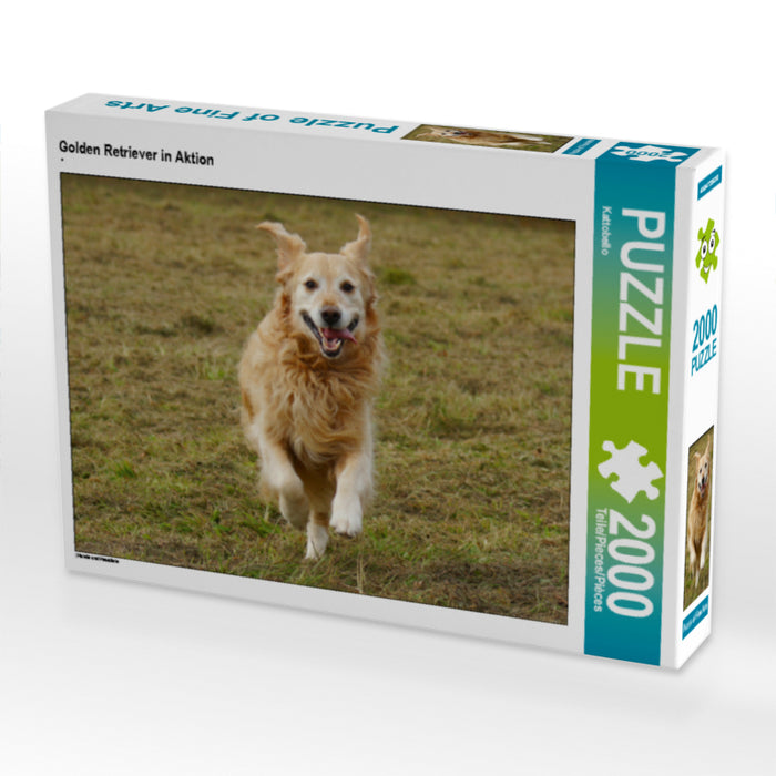 Golden Retriever in Aktion - CALVENDO Foto-Puzzle - calvendoverlag 39.99