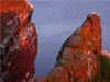 Felsen auf Helgoland im Abendrot - CALVENDO Foto-Puzzle - calvendoverlag 39.99