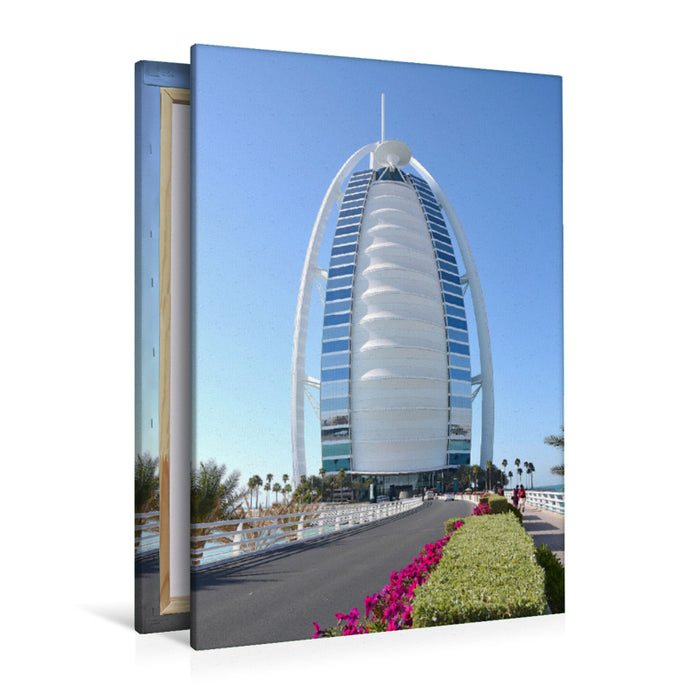 Premium Textil-Leinwand Premium Textil-Leinwand 80 cm x 120 cm  hoch Burj al Arab