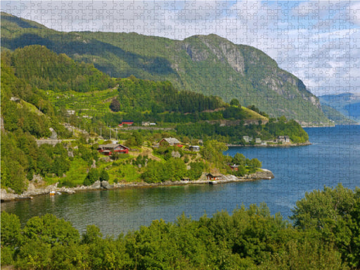 Hardangerfjord bei Norheimsund - CALVENDO Foto-Puzzle - calvendoverlag 29.99
