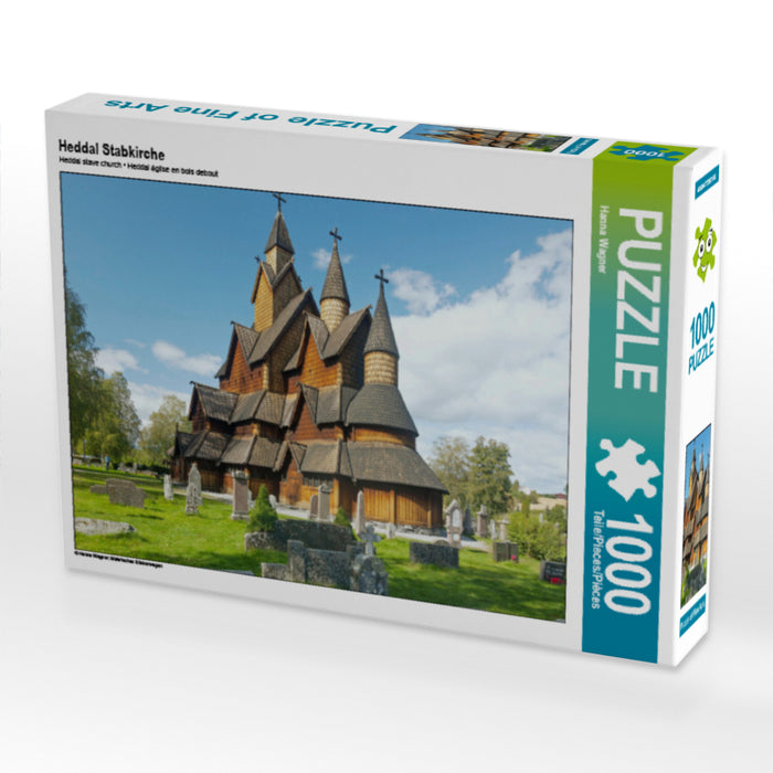 Heddal Stabkirche - CALVENDO Foto-Puzzle - calvendoverlag 29.99