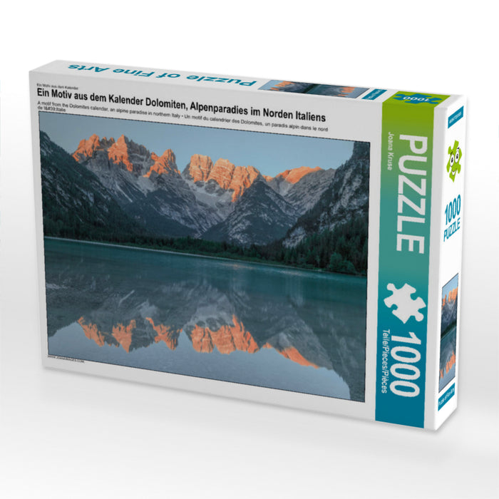 Dolomiten, Alpenparadies im Norden Italiens - CALVENDO Foto-Puzzle