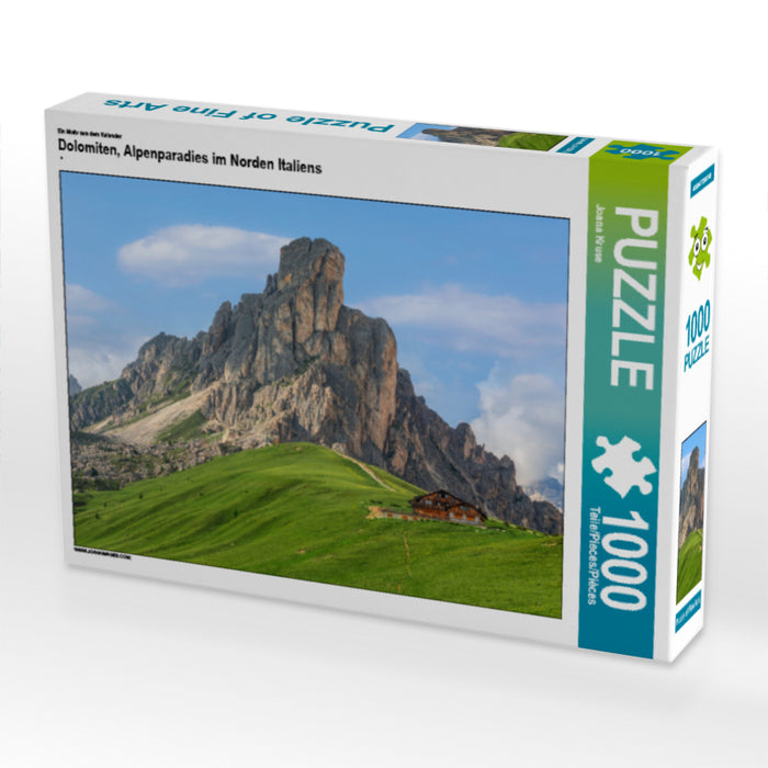 Dolomiten, Alpenparadies im Norden Italiens - CALVENDO Foto-Puzzle - calvendoverlag 29.99