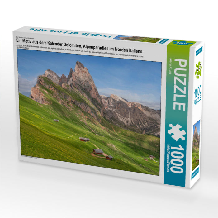 Dolomites, paradis alpin du nord de l'Italie - Puzzle photo CALVENDO 