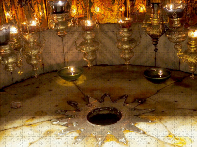 Grotte in Jesu Geburtskirche - CALVENDO Foto-Puzzle - calvendoverlag 29.99