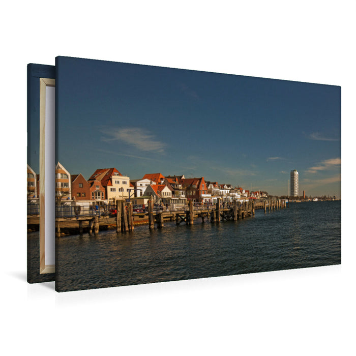 Premium Textil-Leinwand Premium Textil-Leinwand 120 cm x 80 cm quer Ein Motiv aus dem Kalender Lübecker Bucht - Travemünde - Niendorf - Timmendorf