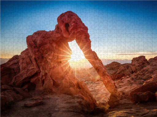 elephant rock - valley of fire - - CALVENDO Foto-Puzzle - calvendoverlag 29.99